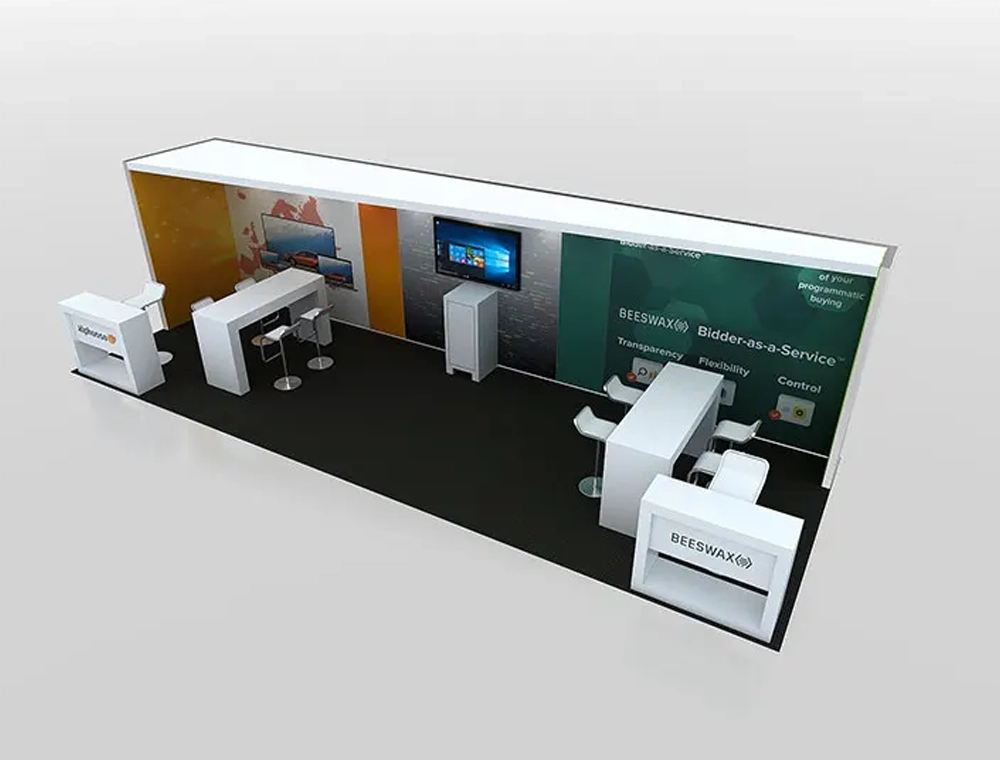 10x30 trade show display rental for impactful presentations
